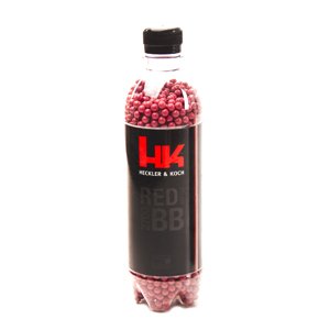 Guľôčky BB 6 mm Heckler&Koch 0,25 g, 2700 ks, červené