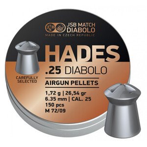 Diabolo JSB Hades, kal. 6,35 mm, 150 ks