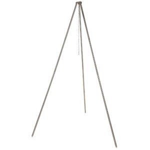 Trojnožka železná s retiazkou a háčikom na kotlík / grilovaciu panvicu, 1,9 m