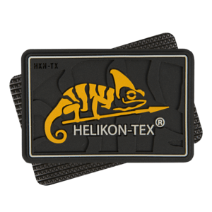 Helikon-Tex nášivka logo Patch PVC, čierna