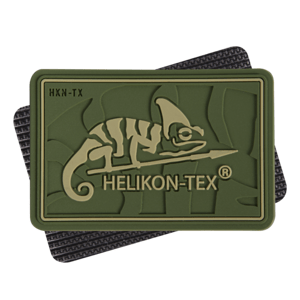 Helikon-Tex nášivka logo Patch PVC, olivová